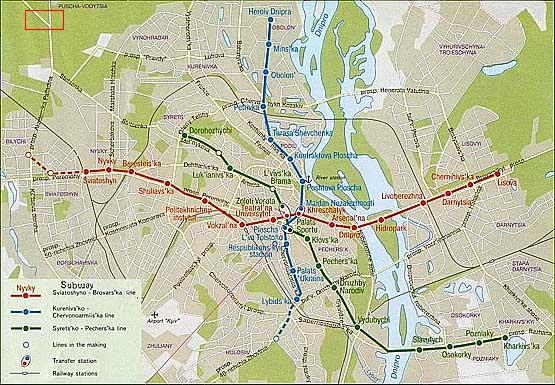 Kyiv map